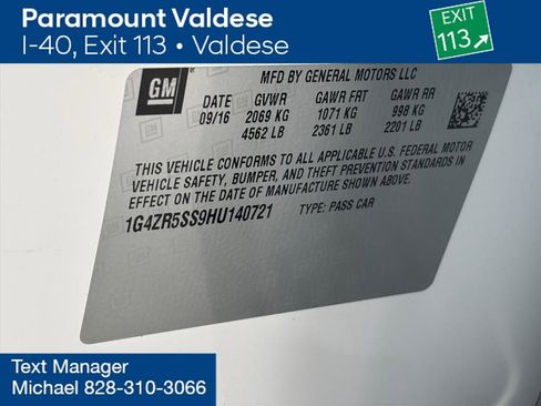 Used 2017 Buick LaCrosse Premium w/ Sights and Sounds Package image 30