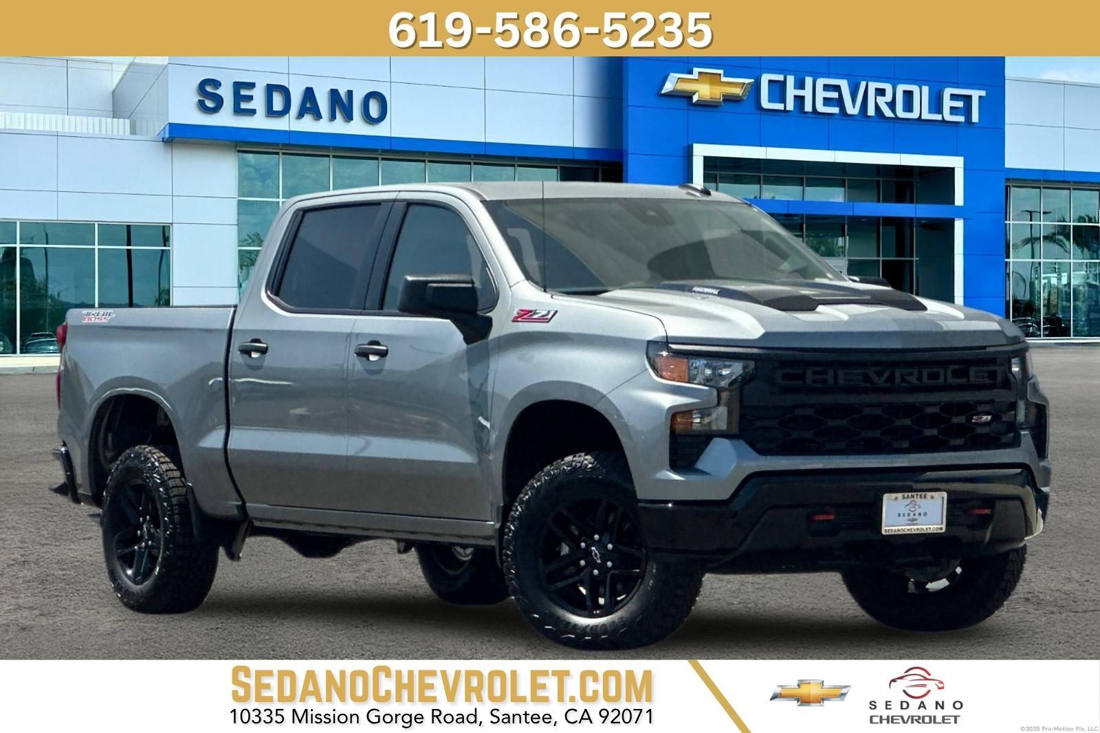 New 2026 Chevrolet Silverado 1500 Custom Trail Boss AWD/4WD image 1