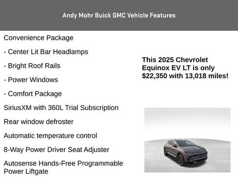 Used 2025 Chevrolet Equinox EV LT w/ Convenience Package image 16