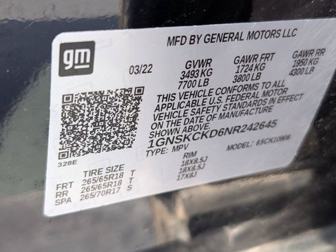 Used 2022 Chevrolet Suburban LT AWD/4WD image 40