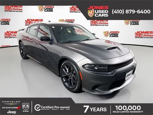 Used 2021 Dodge Charger R/T w/ Blacktop Package RWD image 1