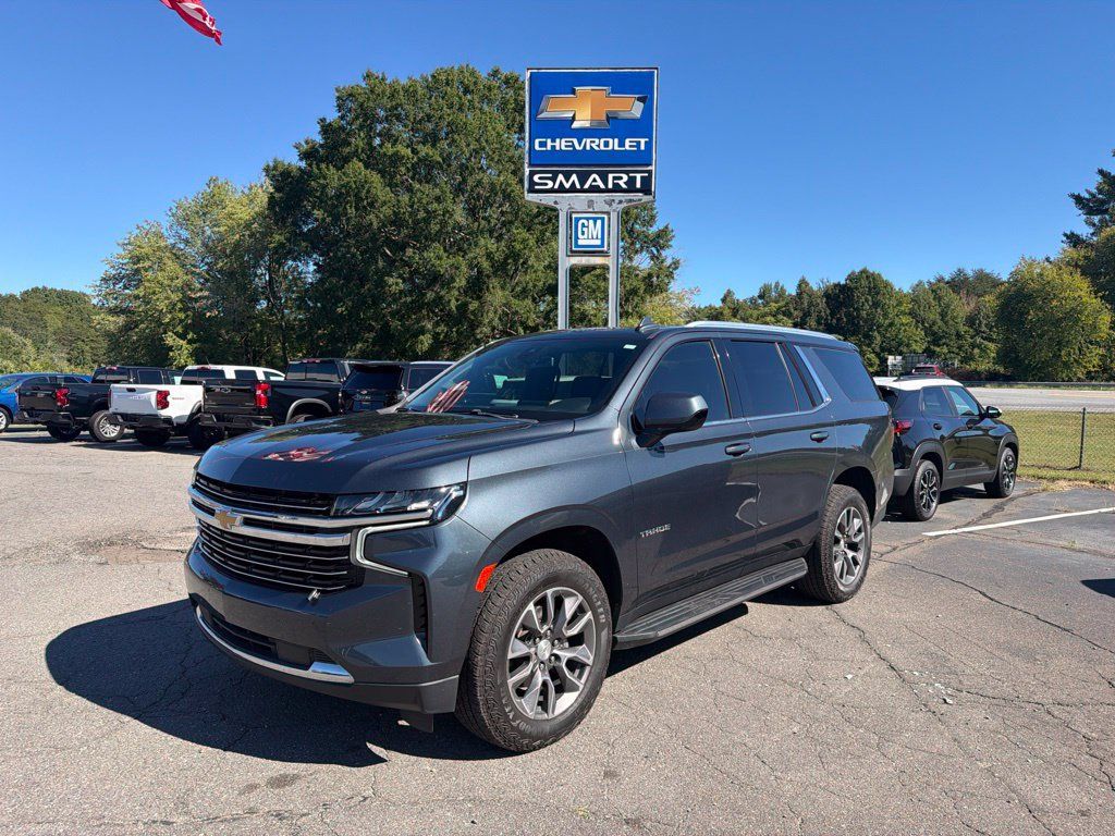 Used 2021 Chevrolet Tahoe LT w/ Rear Media and Nav Package AWD/4WD image 1