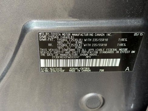 Used 2015 Toyota RAV4 Limited w/ Technology Package AWD/4WD image 31