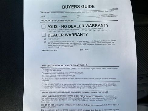 Used 2022 Ford Bronco Badlands image 50