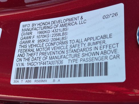 New 2026 Honda Accord SE image 38