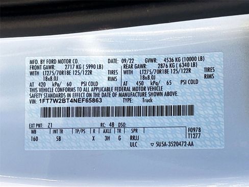 Used 2022 Ford F250 Lariat w/ Lariat Value Package image 33