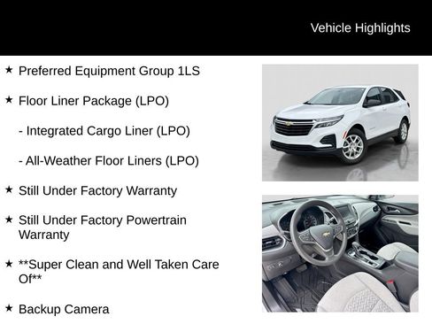 Used 2023 Chevrolet Equinox LS w/ LPO, Floor Liner Package AWD/4WD image 6