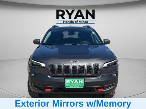 Used 2021 Jeep Cherokee Trailhawk w/ Premium Leather Package AWD/4WD image 12