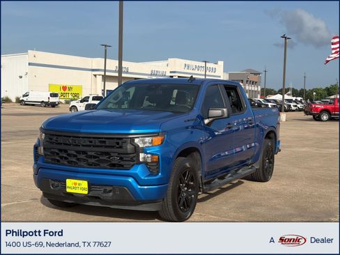 Used 2024 Chevrolet Silverado 1500 Custom w/ LPO, Dark Essentials Package AWD/4WD image 1
