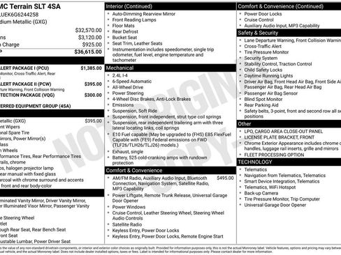Used 2016 GMC Terrain SLT w/ Driver Alert Package I AWD/4WD image 4