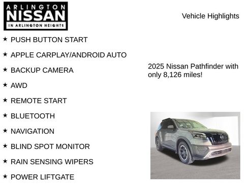Used 2025 Nissan Pathfinder Rock Creek AWD/4WD image 7