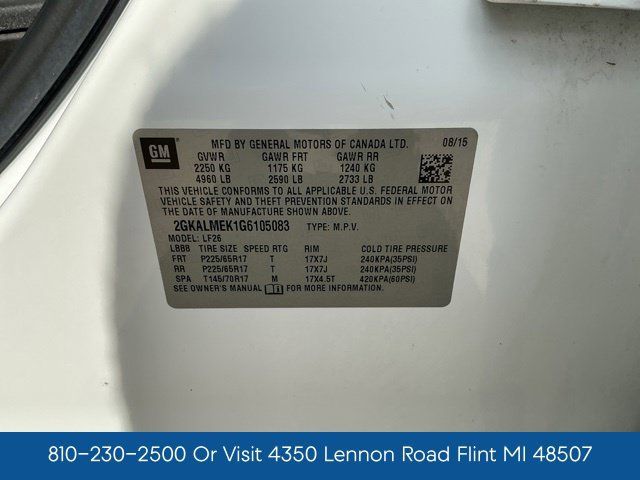 Used 2016 GMC Terrain SLE FWD image 30