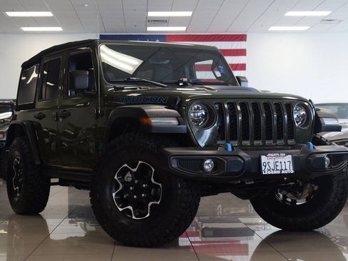 Used 2022 Jeep Wrangler Unlimited Rubicon 4xe w/ Cold Weather Group AWD/4WD image 1
