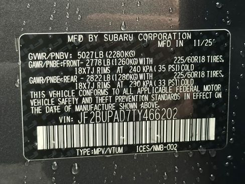 Used 2026 Subaru Outback Premium AWD/4WD image 21