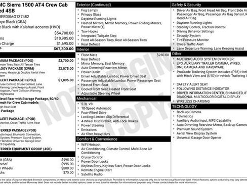 Used 2021 GMC Sierra 1500 AT4 w/ AT4 Premium Package AWD/4WD image 3