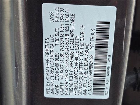 Used 2023 Honda Ridgeline RTL image 24