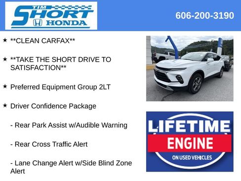 Used 2023 Chevrolet Blazer LT w/ Convenience Package FWD image 5