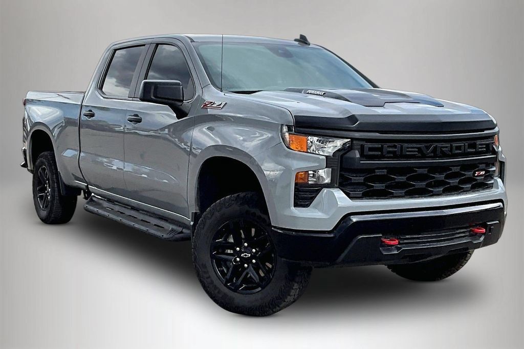 Certified 2025 Chevrolet Silverado 1500 Custom Trail Boss AWD/4WD image 1