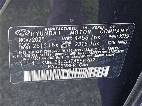 New 2026 Hyundai Sonata SE image 16