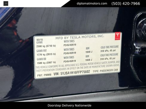 Used 2015 Tesla Model S 85 image 46