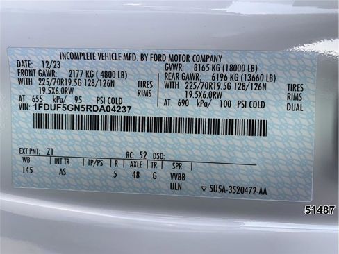 Used 2024 Ford F550 2WD Regular Cab Super Duty image 14