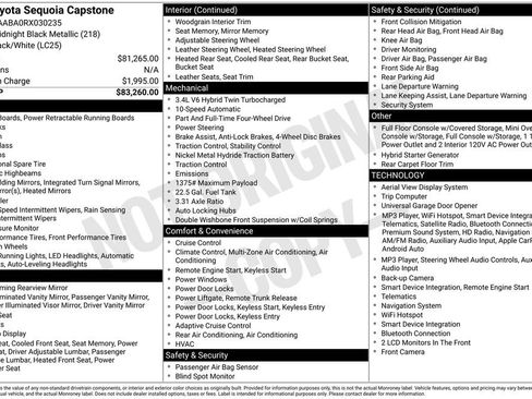 Used 2024 Toyota Sequoia Capstone AWD/4WD image 6