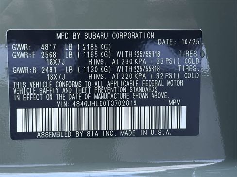 New 2026 Subaru Crosstrek 2.5i Limited image 20