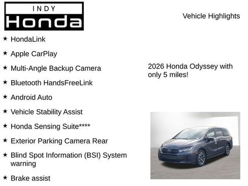 New 2026 Honda Odyssey EX-L image 7