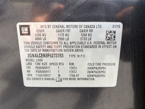 Used 2015 Chevrolet Equinox LT FWD image 32