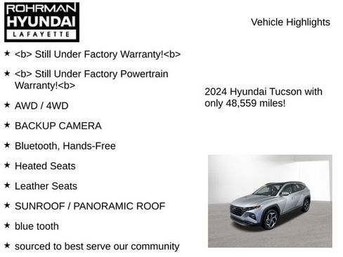 Used 2024 Hyundai Tucson Limited AWD/4WD image 7