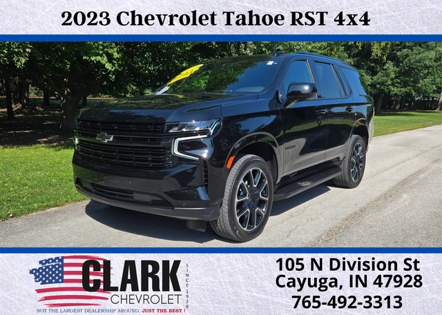 Used 2023 Chevrolet Tahoe RST w/ Sport Performance Package AWD/4WD image 1
