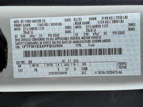 Used 2023 Ford F150 XLT w/ Equipment Group 302A High AWD/4WD image 18