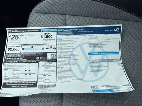 New 2026 Volkswagen Tiguan SE R-Line image 34