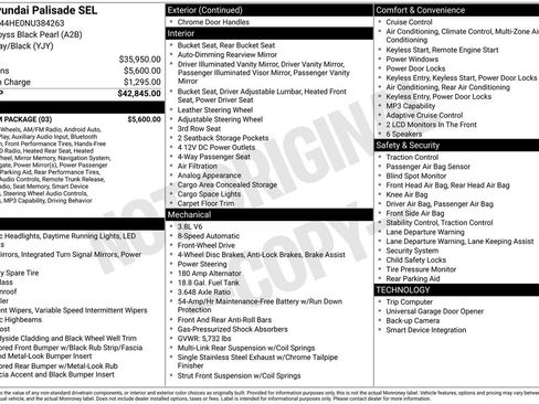 Used 2022 Hyundai Palisade SEL w/ Premium Package FWD image 47