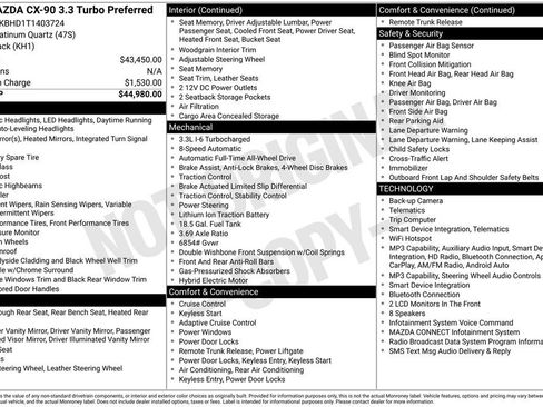 New 2026 MAZDA CX-90 3.3 Turbo w/ Preferred Package AWD/4WD image 2