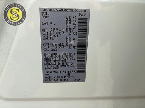 Used 2014 Nissan Pathfinder Platinum w/ Platinum Premium Package FWD image 34