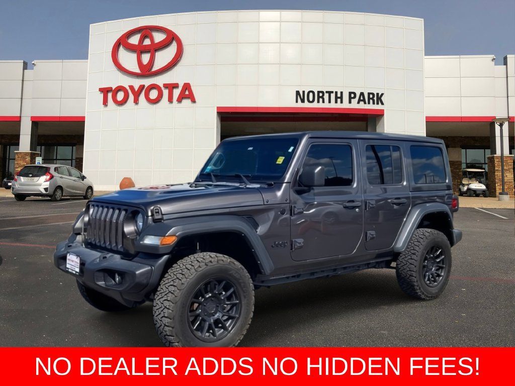 Used 2021 Jeep Wrangler Unlimited Sport w/ Sun And Sound Package AWD/4WD image 1