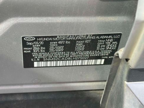 Used 2020 Hyundai Santa Fe SE AWD/4WD image 18