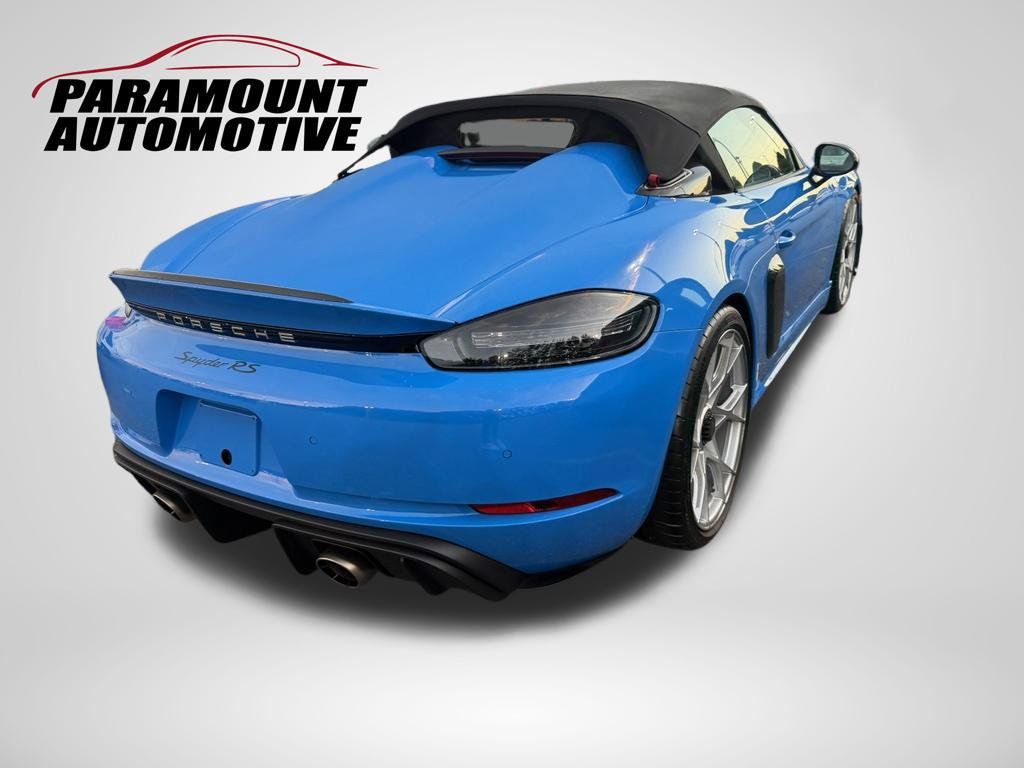 Used 2025 Porsche 718 Boxster Spyder RS w/ Weissach Package RWD image 5