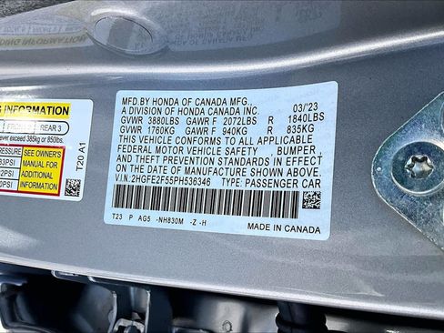 Used 2023 Honda Civic Sport image 36