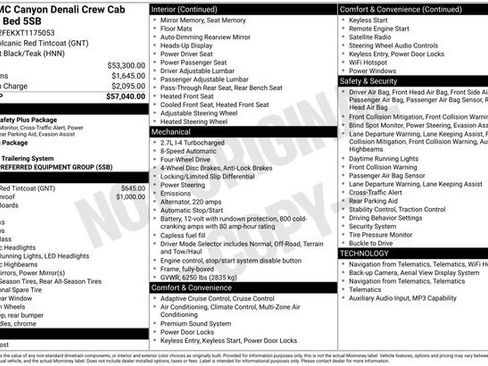 Used 2026 GMC Canyon Denali AWD/4WD image 1