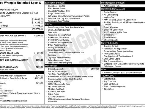 Used 2022 Jeep Wrangler Unlimited Sport image 3