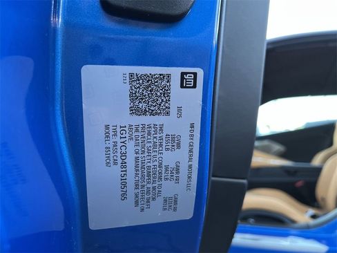 New 2026 Chevrolet Corvette Stingray Premium Conv w/ Z51 Performance Package image 32