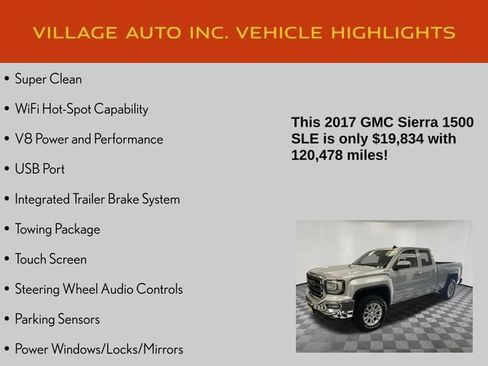 Used 2017 GMC Sierra 1500 SLE w/ SLE Value Package AWD/4WD image 7