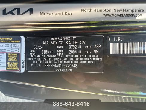 Used 2024 Kia Forte LXS FWD image 18