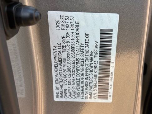 New 2026 Honda Odyssey EX-L image 27