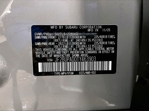 New 2026 Subaru Outback Premium image 19