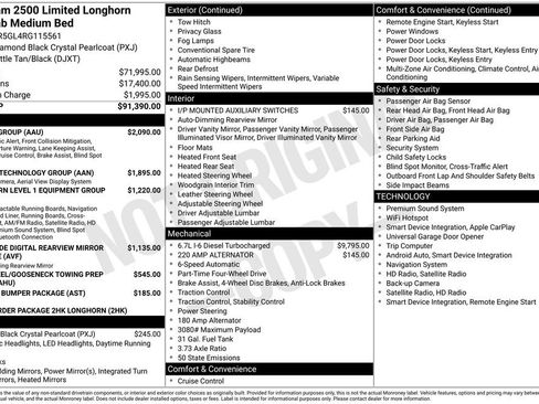 Used 2024 RAM 2500 Limited w/ Safety Group AWD/4WD image 3