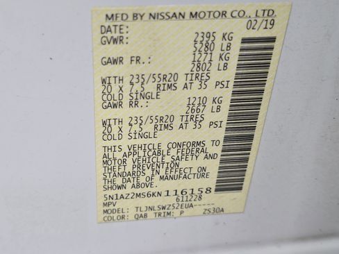 Used 2019 Nissan Murano Platinum image 36