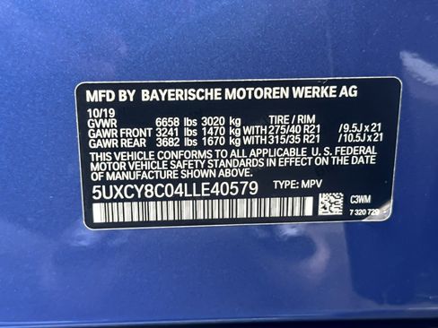 Used 2020 BMW X6 M50i image 28